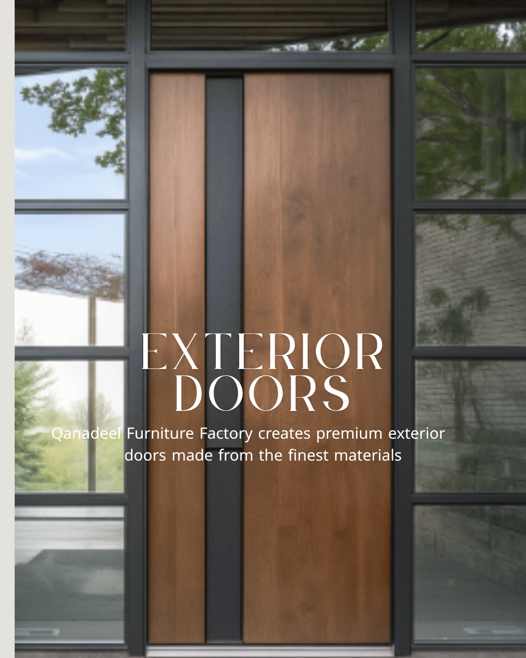 Qnadeel Furniture – Exterior Doors Factory in Saudi Arabia