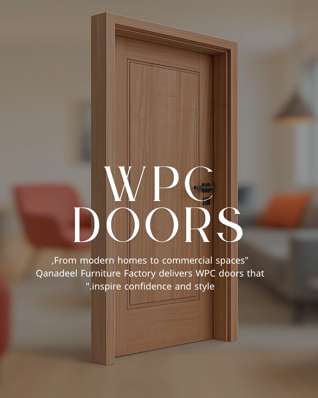 WPC Doors Qnadeel Furniture Saudi Arabia