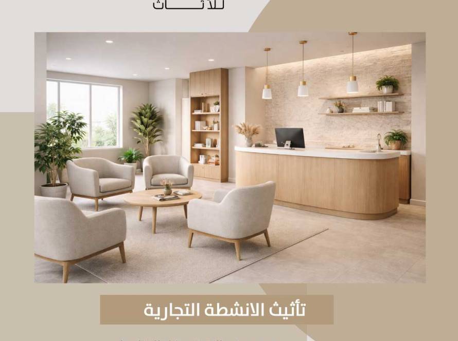 تأثيث الأنشطة التجارية بالسعودية