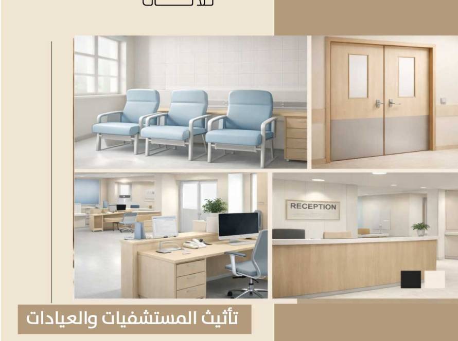تأثيث المستشفيات والعيادات والمجمعات الطبية بالسعودية