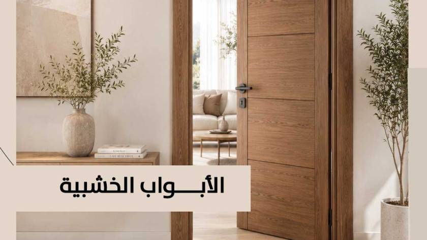 أبواب خشبية بالجملة