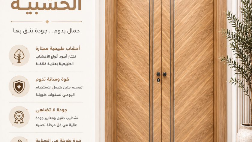 صناعة وتوريد الأبواب الخشبية للمشاريع في المملكة العربية السعودية