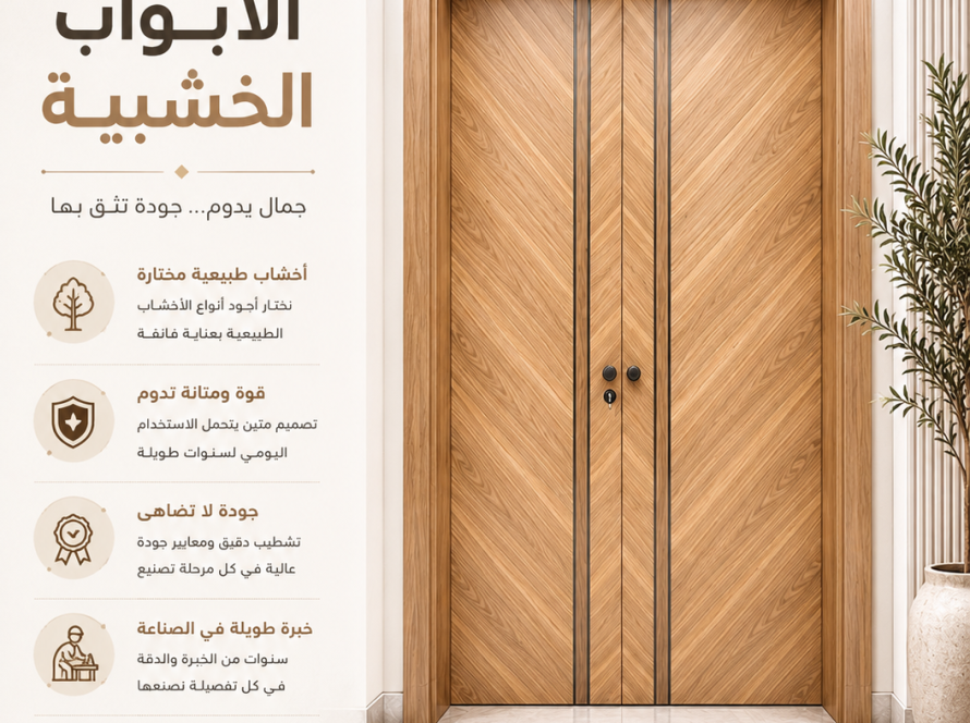 مواصفات الأبواب الخشبية