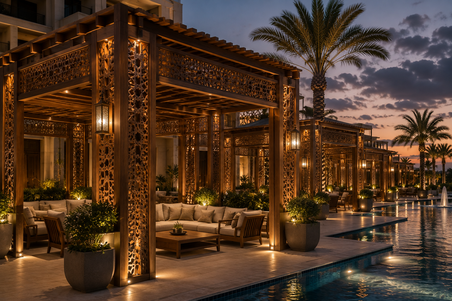 برجولات فنادق